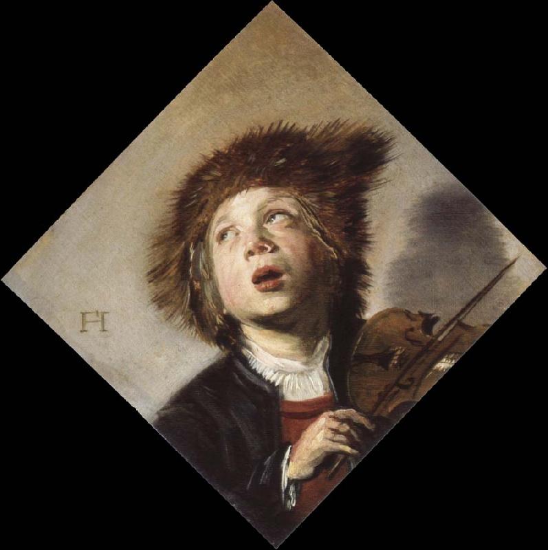Frans Hals a boy with a violin oil painting image
